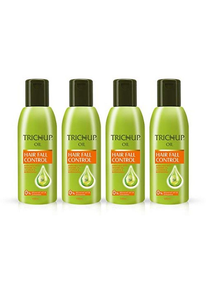 TRICHUP Hair Fall Control Herbal Hair Oil (100 Ml) (Pack Of 4) - Image 1
