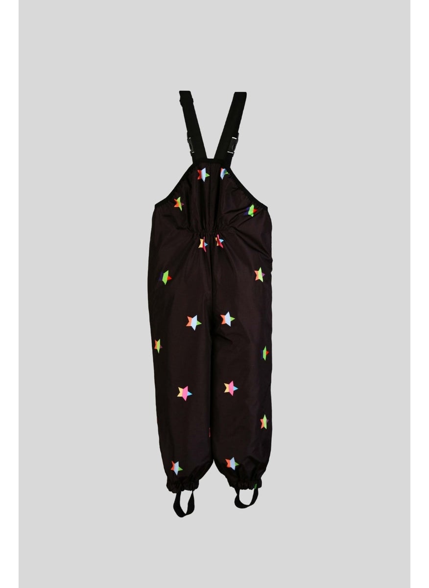 Belkızın Atölyesi - Strappy Stars Pattern Thermal Overalls - Image 1