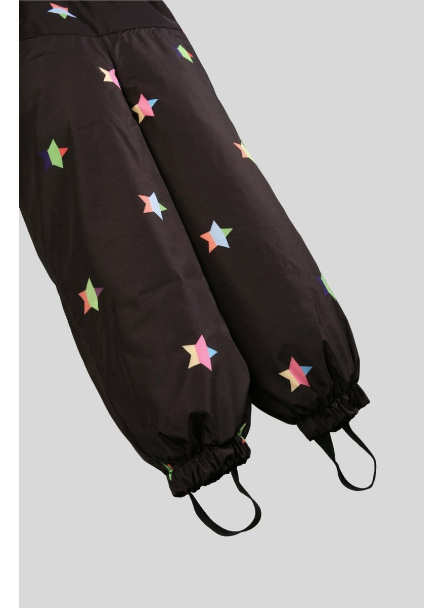 Belkızın Atölyesi - Strappy Stars Pattern Thermal Overalls - Image 1
