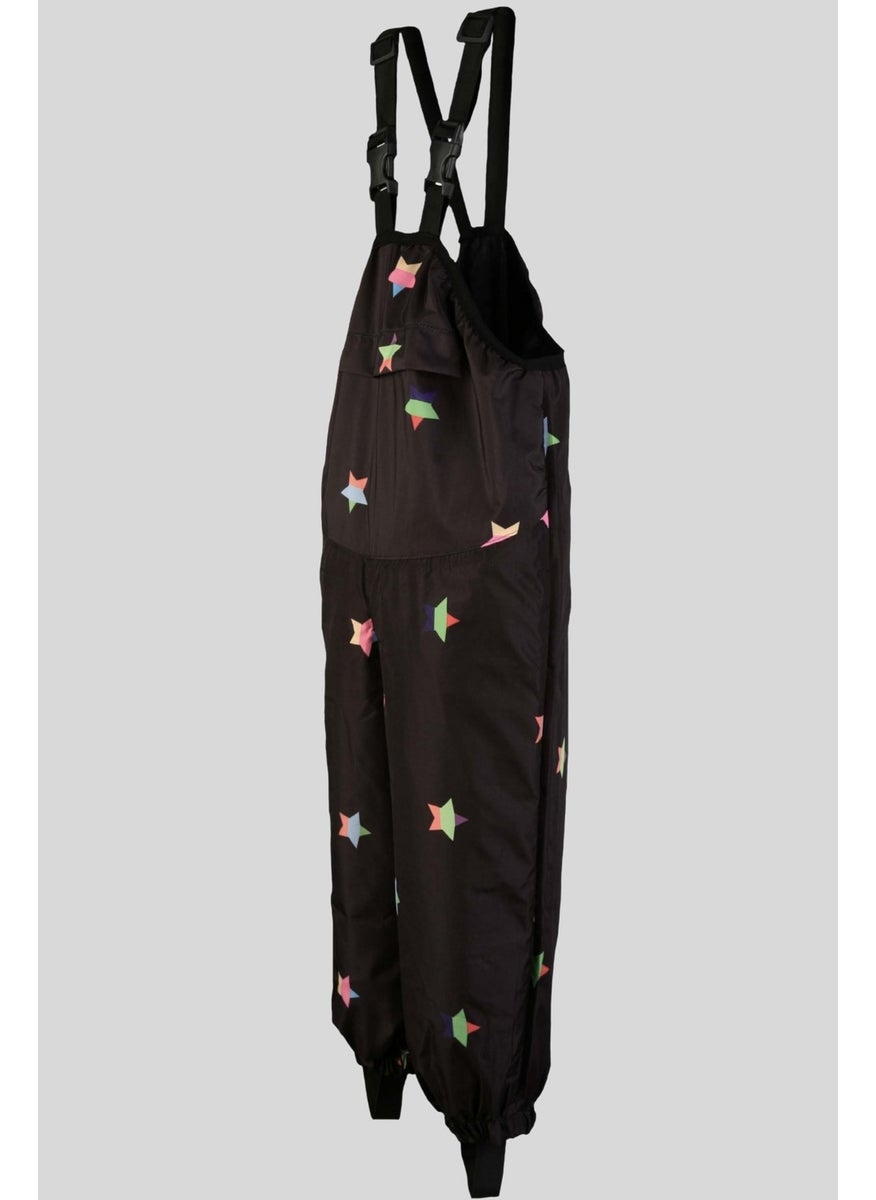 Belkızın Atölyesi - Strappy Stars Pattern Thermal Overalls - Image 1