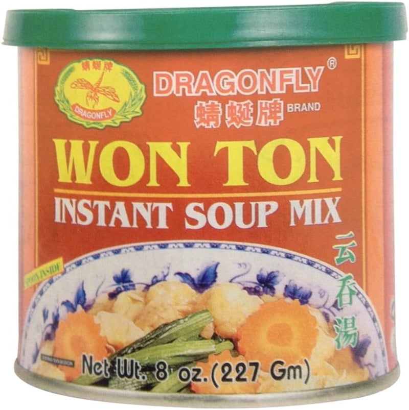 Dragonfly Won Ton Instant Soup Mix - 8 Ounce - Image 1