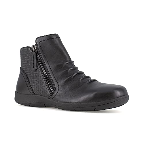 Rockport Works Daisey Women's Steel Toe Side-zip Boot Black - 8.5 Medium - Image 1