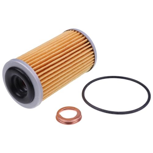 Chamixx Transmission Oil Filter with Gasket and Drain Plug Washer 31726-28X0A 11026-JA00A Compatible with Nissan Rogue Maxima Altima Sentra Versa - Image 1