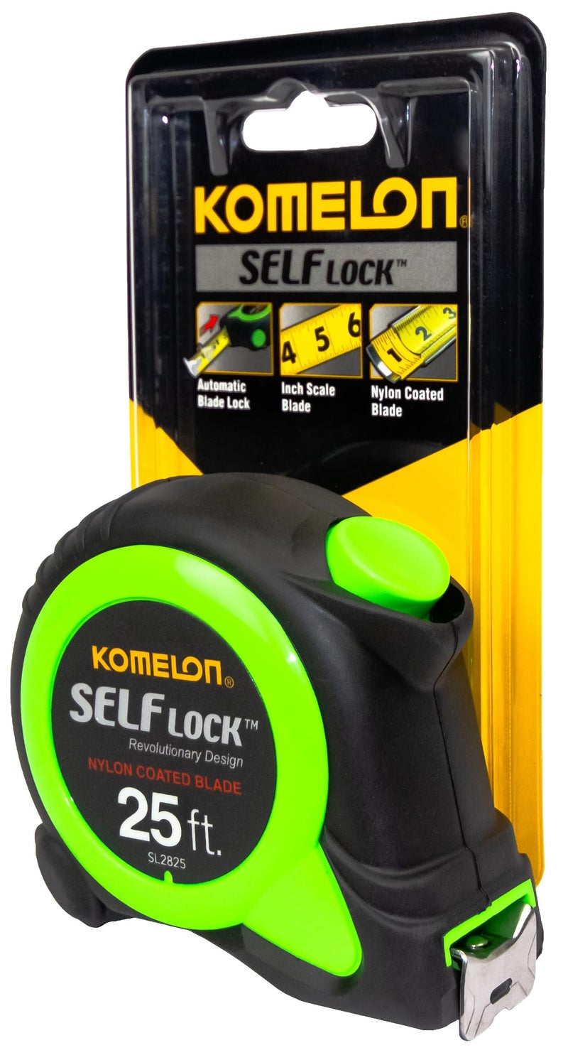 KOMELON شريط قياس كوميلون SL2825 ذاتي القفل بطول 25 قدم - Image 2