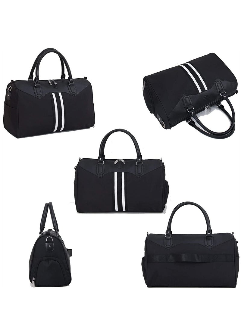 KASTWAVE - Travel Duffle Bag Gym Bag with Shoe Compartment and Wet Pocket Weekend Overnight Holdalls Tote Bag Hand Luggage Bagfor Women Men - Image 1
