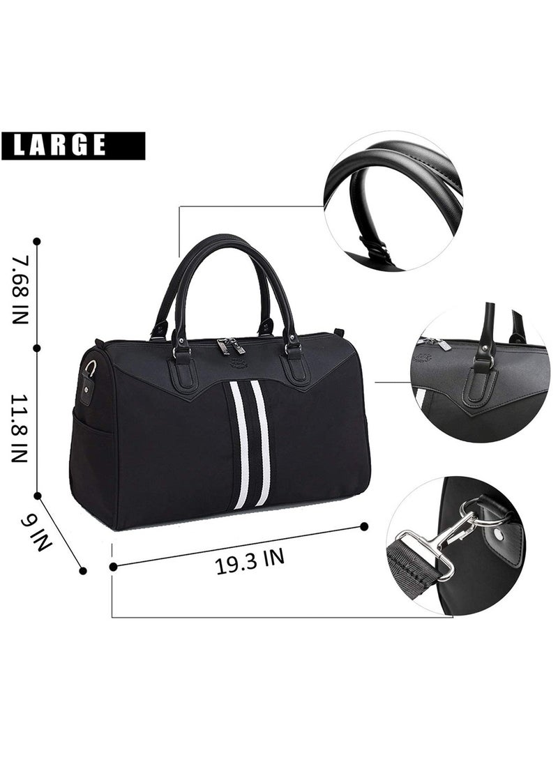 KASTWAVE - Travel Duffle Bag Gym Bag with Shoe Compartment and Wet Pocket Weekend Overnight Holdalls Tote Bag Hand Luggage Bagfor Women Men - Image 1