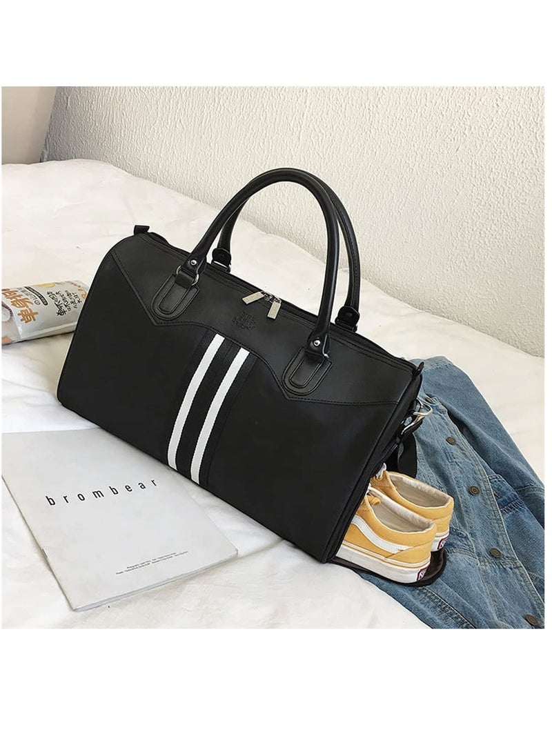 KASTWAVE - Travel Duffle Bag Gym Bag with Shoe Compartment and Wet Pocket Weekend Overnight Holdalls Tote Bag Hand Luggage Bagfor Women Men - Image 1