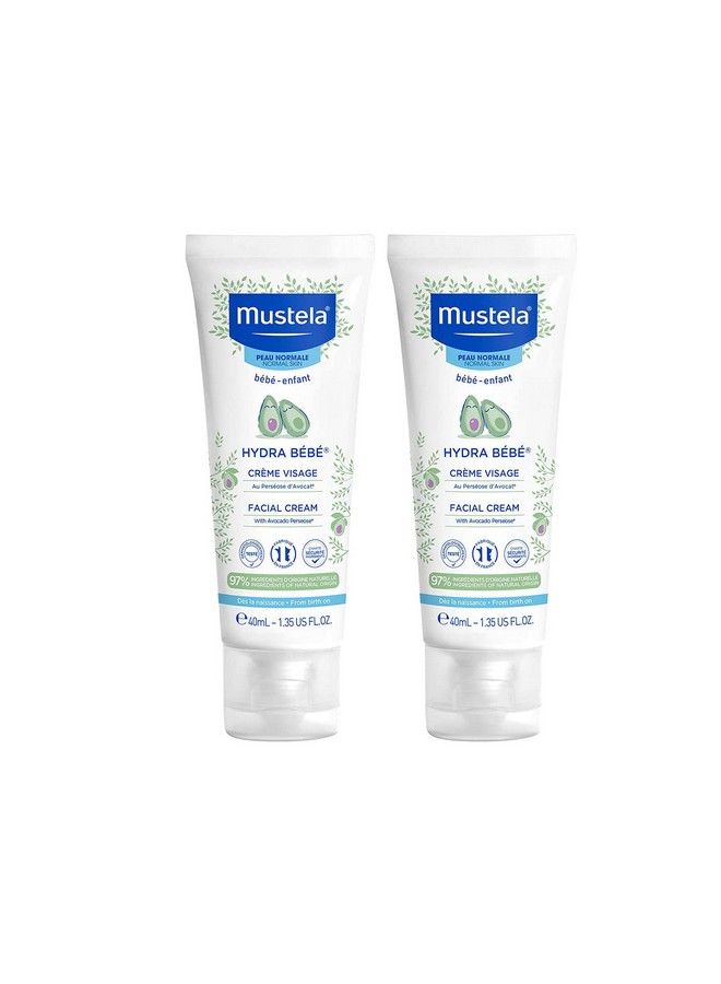 Mustela مجموعة كريمات الوجه هيدرا بيبي 40 مل × 2 = 80 مل - Image 1