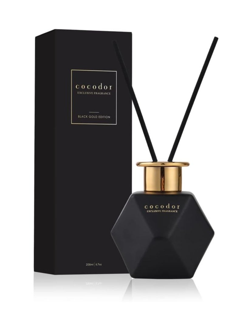 Cocod'or Black Golden Reed Diffuser/White Jasmine/6.7oz(200ml)/Home Decor & Office Decor, Fragrance and Gifts, Aromatherapy, Mother's day - Image 1