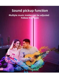 Milatech Smart RGB LED Floor Lamp with App & Remote Control - 16 Million Colors, 68+ Dynamic Scenes, Music Sync & Timer | Perfect for Gaming Rooms, Living Spaces & Bedroom Ambiance  - Image 3