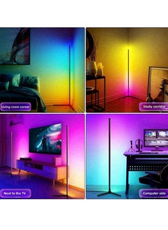 Milatech Smart RGB LED Floor Lamp with App & Remote Control - 16 Million Colors, 68+ Dynamic Scenes, Music Sync & Timer | Perfect for Gaming Rooms, Living Spaces & Bedroom Ambiance  - Image 4