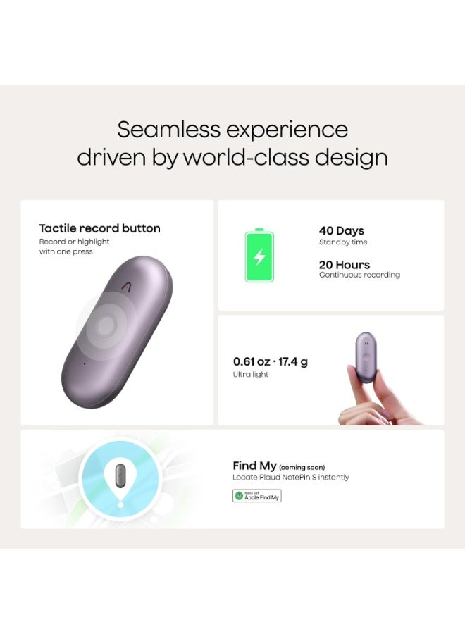 بلود دبوس ملاحظات الإشادة باللون الأرجواني - Image 4