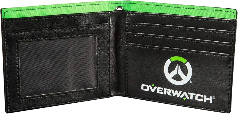 JINX Overwatch Lucio 'Sound Barrier' Graphic Bi-Fold Wallet, Black, Standard Size - Image 3