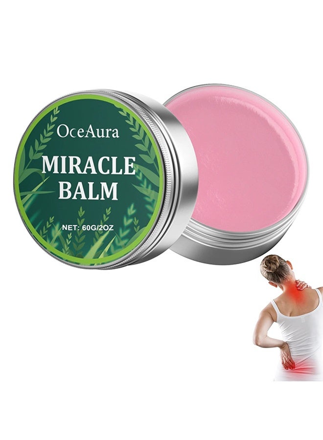  اوساورا Miracle Herbal Balm ، كريم المفاصل المهدئ لجميع الأجزاء الخارجية من الجسم مثل الظهر واليدين والقدمين 60 غرام - Image 1