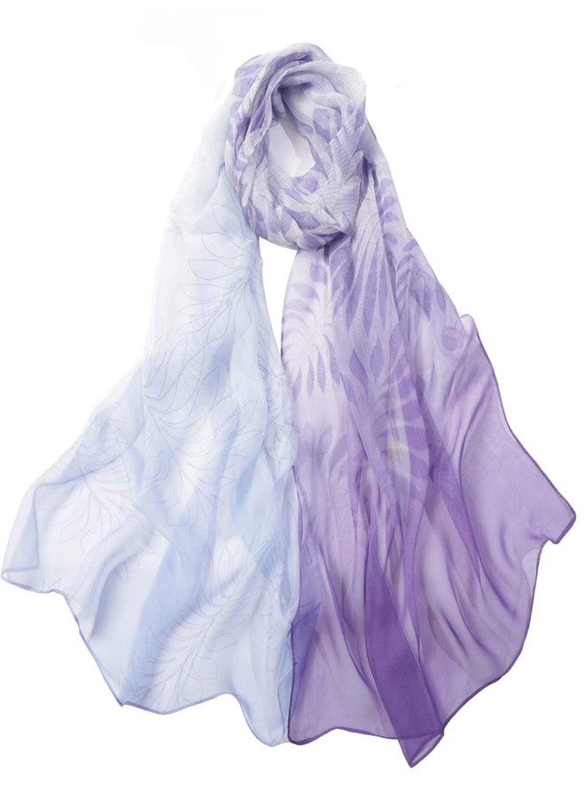 Acotavie Scarfs for Women Lightweight Fashion Scarves Print Floral Pattern Scarf Shawl Wraps (B03) - Image 1