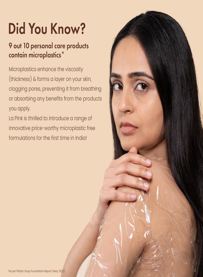 La Pink Tea & Lemon Shower Gel | White Haldi for Glowing & Refreshing Skin | 100% Microplastic-Free Body Wash | Deep Cleansing & Hydrating Formula | Suitable for All Skin Types | 250ml - Image 5