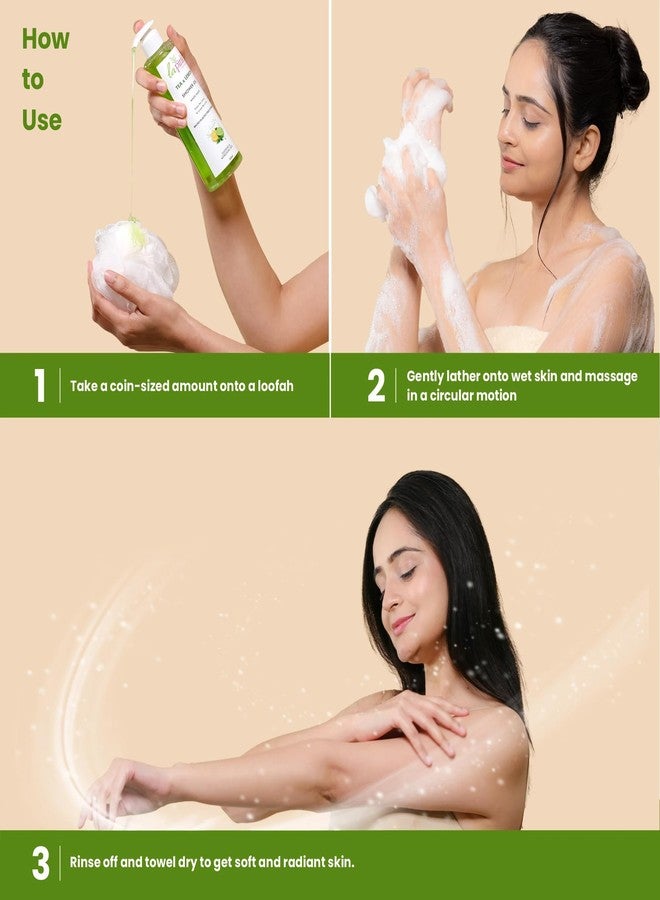 La Pink Tea & Lemon Shower Gel | White Haldi for Glowing & Refreshing Skin | 100% Microplastic-Free Body Wash | Deep Cleansing & Hydrating Formula | Suitable for All Skin Types | 250ml - Image 4