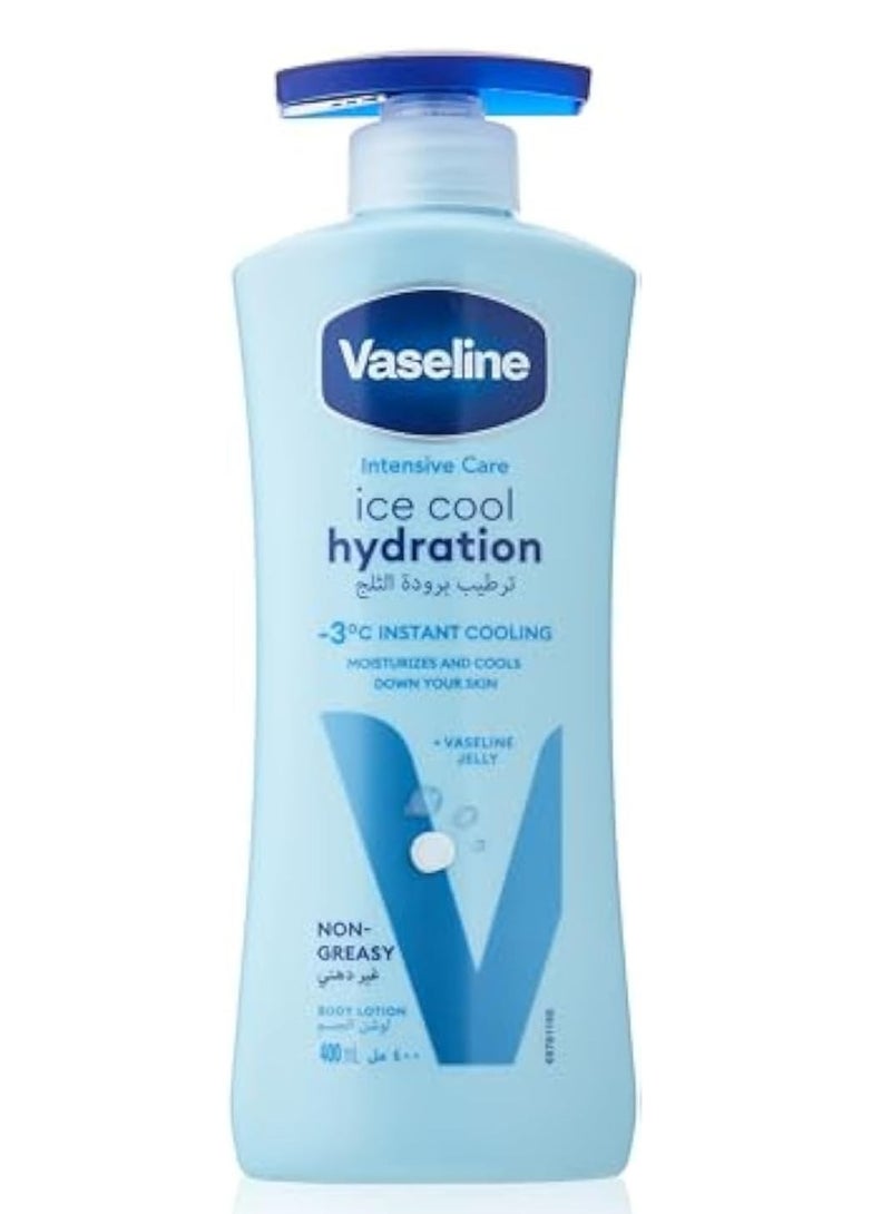 فازلين لوشن فازلين للعناية المركزة بالجسم، ترطيب بارد، يرطب ويبرد البشرة، 400 مل - Image 1