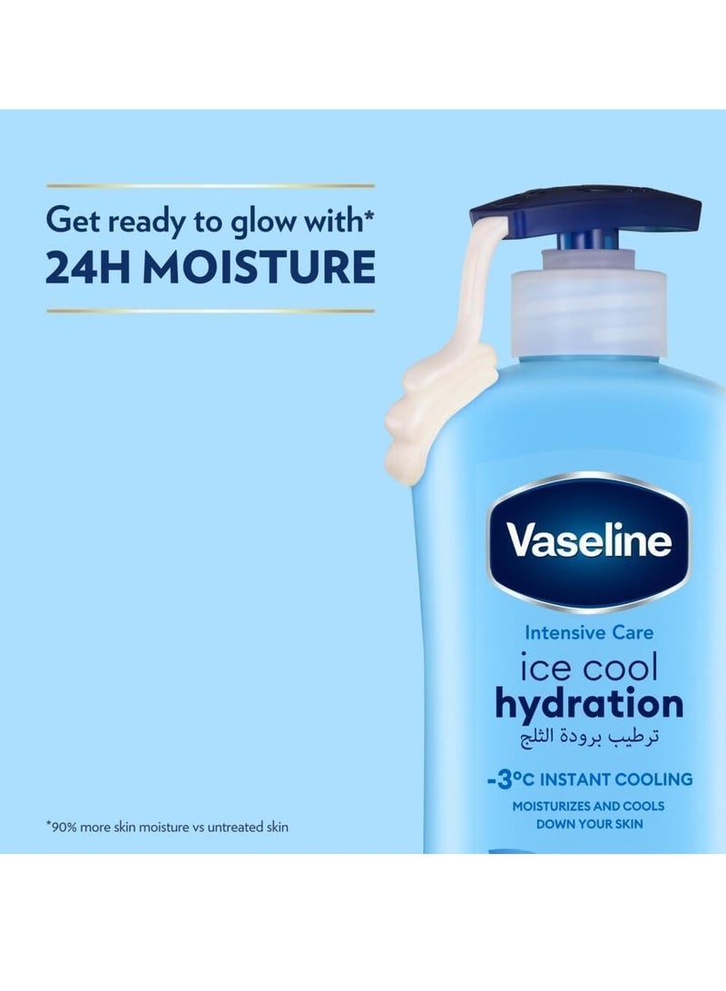 فازلين لوشن فازلين للعناية المركزة بالجسم، ترطيب بارد، يرطب ويبرد البشرة، 400 مل - Image 2