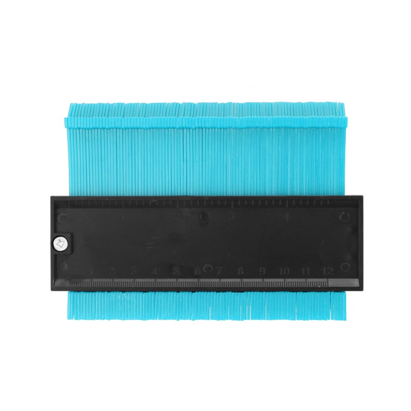 5 Inch Multifunctional Irregular Contour Profile Gauge Tiling Laminate Tiles Edge Shaping Wood Measure Ruler Woodworking Tool - Image 1