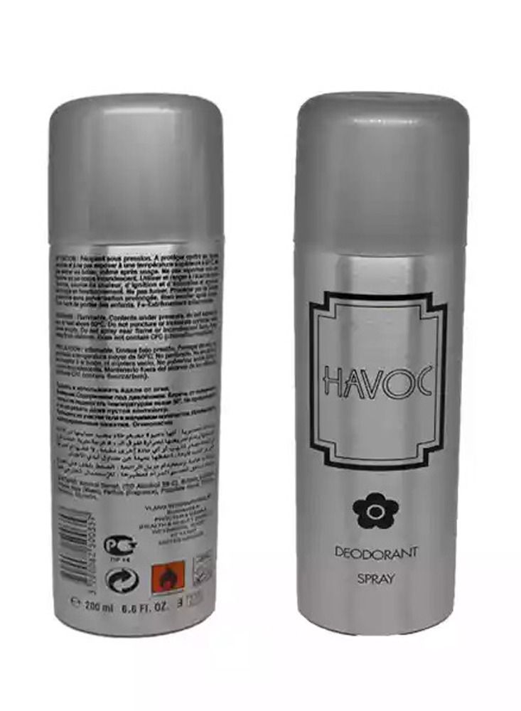 HAVOC Deodorant Body Spray For Men 200ml - Image 2
