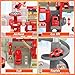 deAO Fire Station Toy with Fire Truck Set Firefighting Playset Pretend Play Toy with Car Helicopter and Accessories Birthday Gifts for Toddlers 3 - Image 4