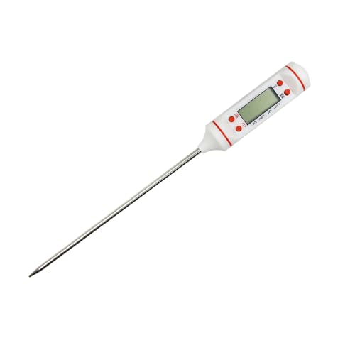 Themisto Digital LCD Cooking Food Meat Probe Kitchen BBQ Thermometer Temperature Test Pen| Instant Read (White) - Image 5