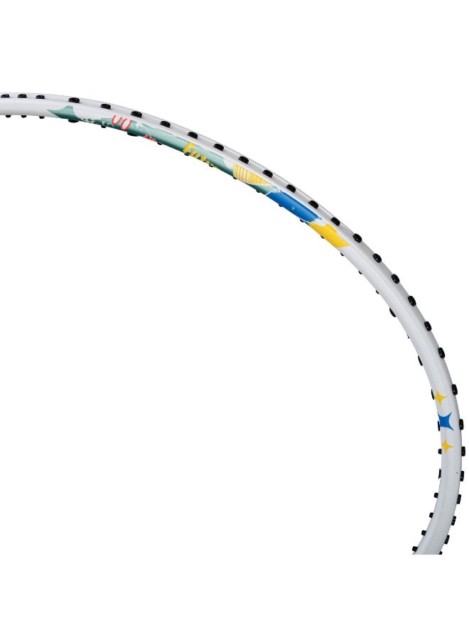 Li-Ning Badminton Racket Axforce Kids - Strung (White) with cover - Image 3