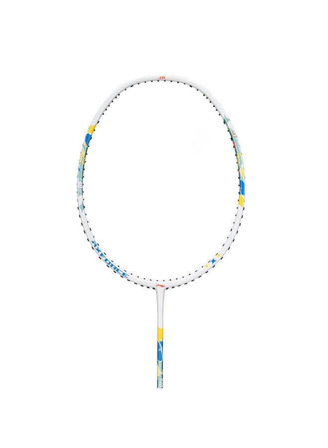 Li-Ning Badminton Racket Axforce Kids - Strung (White) with cover - Image 2