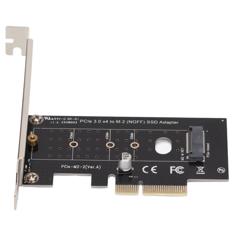 محول NVME M.2 إلى PCIE3.0 X4، بطاقة توسعة عالية السرعة 32 جيجابت/ثانية لأقراص NVMe SSD بمقاسات 2230 2242 2260 2280 - تبديد حراري متقدم، واجهة PCI‑E 4X 8X 16X لأنظمة ويندوز 7 وويندوز 8 وويندوز 10 - Image 1