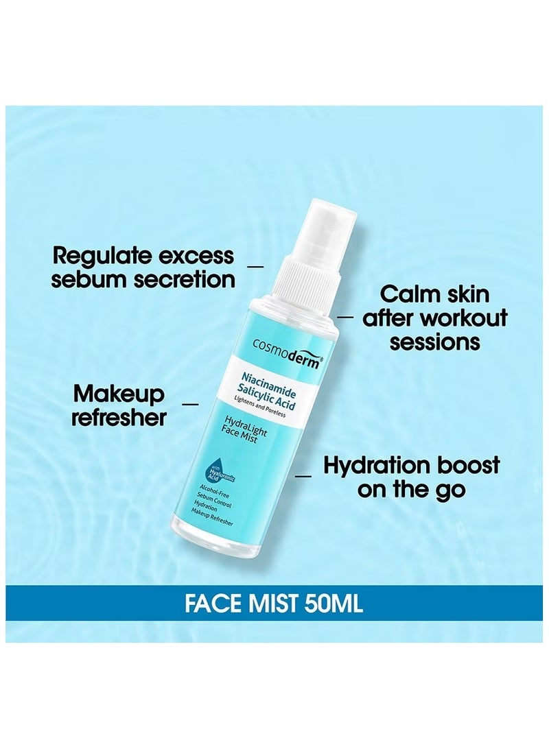 كوزموديرم نياسيناميد حمض الساليسيليك هيدرا لايت فيس موست 50 مل - Image 2