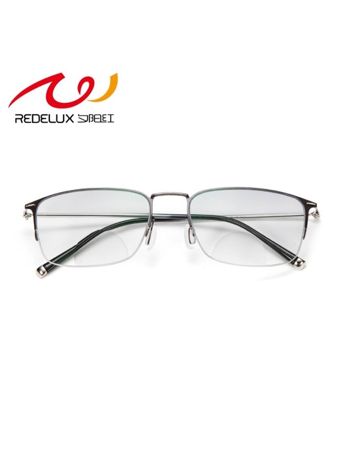 Sunset Red Xiyanghong Reading Gl For Men, Bifocal Anti-blue Light Invisible Dual-light High-end Brand High-definition Reading Gl Ax5330, 300 Degrees - Image 4