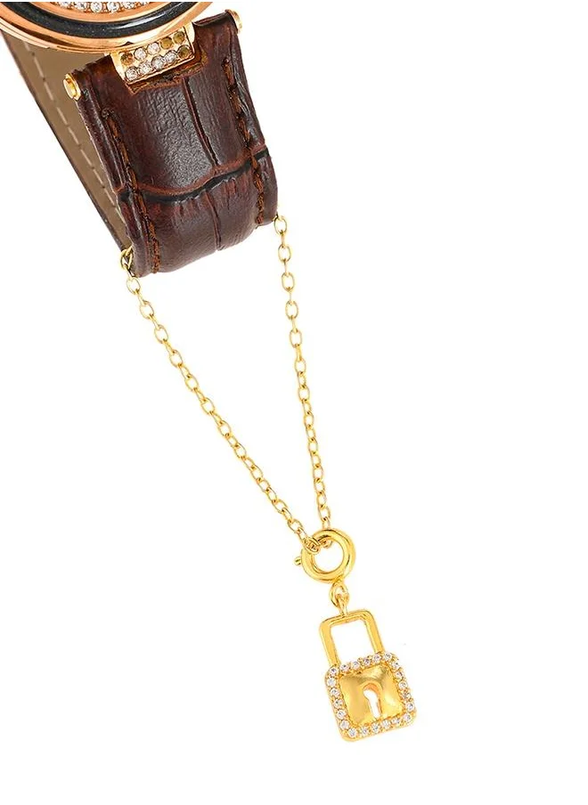 فويلا Valentine's Day Collection CZ Lock Charm