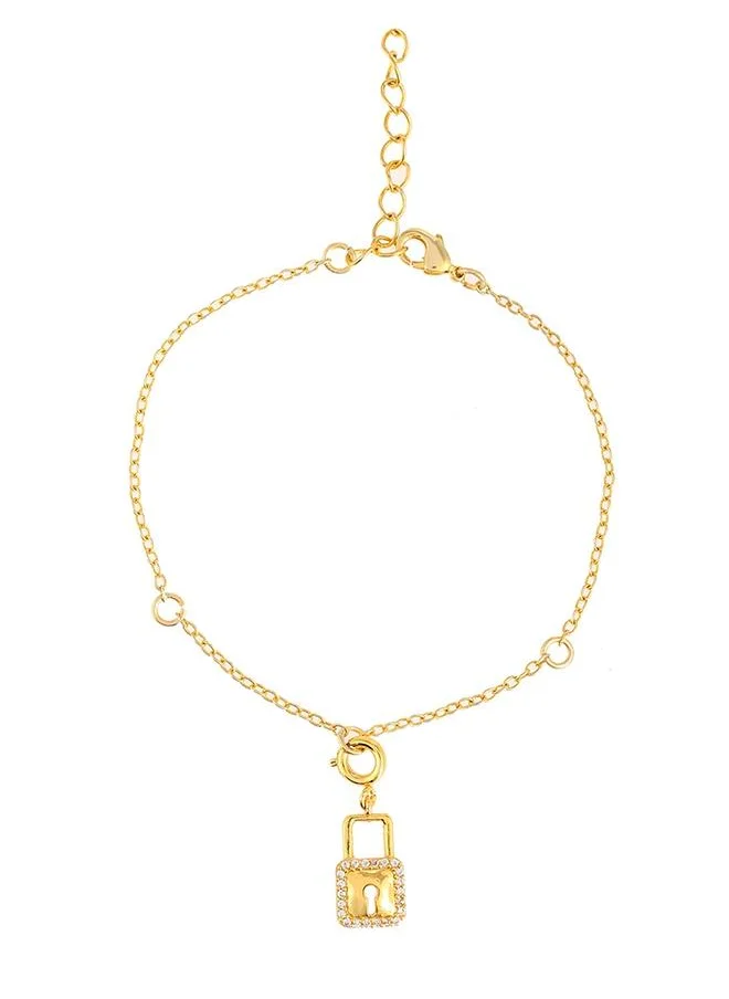 فويلا Valentine's Day Collection CZ Lock Charm