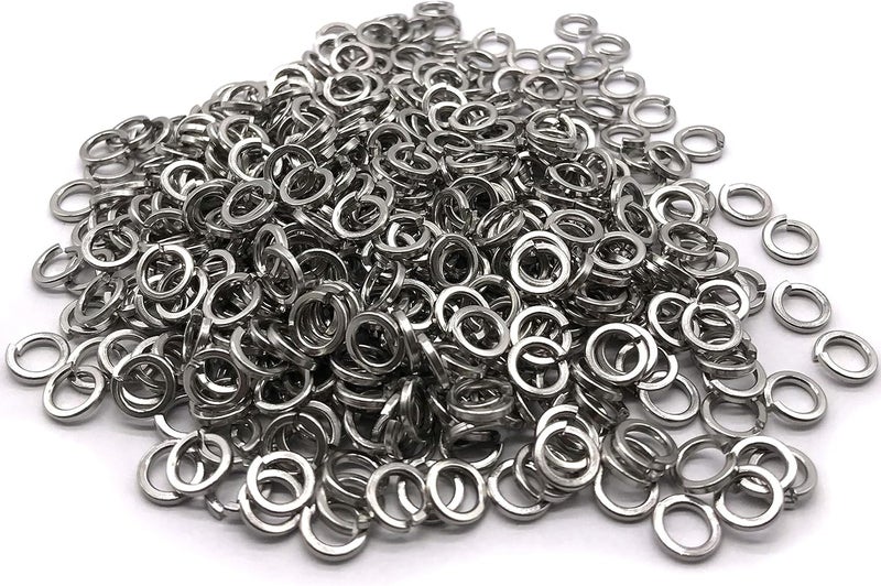 NACX M5 Split Lock Washer, 304 Stainless Steel Spring Lock Washer, 500Pcs - Image 1