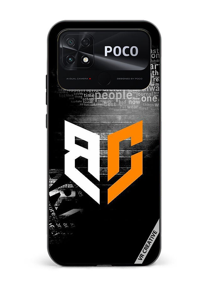 VR CREATIVE Protective Case Cover For Xiaomi Poco C40 Bg Logo Design Multicolour - Image 1