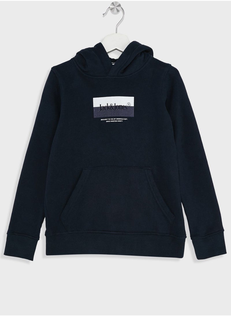 Jack & Jones Junior - Youth Logo Hoodie - Image 1