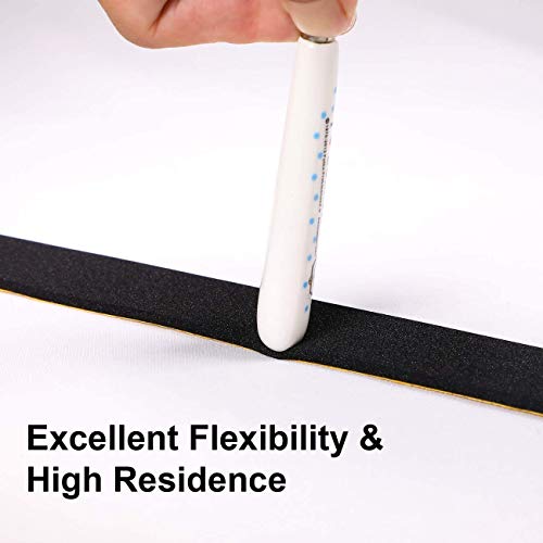 G-Charge High Density Self Adhesive(Strong Unique Grid) 'EPDM' Foam Seal Tape, Weather Stripping Doors and Window Insulation Soundproofing (1"(W) x 1/8"(T) x 5 Mtr.(L), 1) - Image 4
