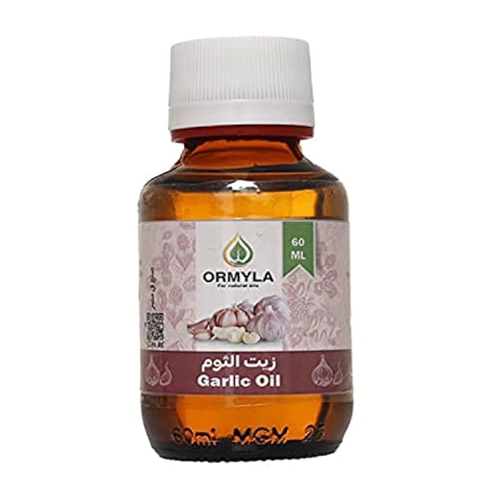 Ormyla Garlic Oil Virgin for Hair, Skin and Body, 60 ml