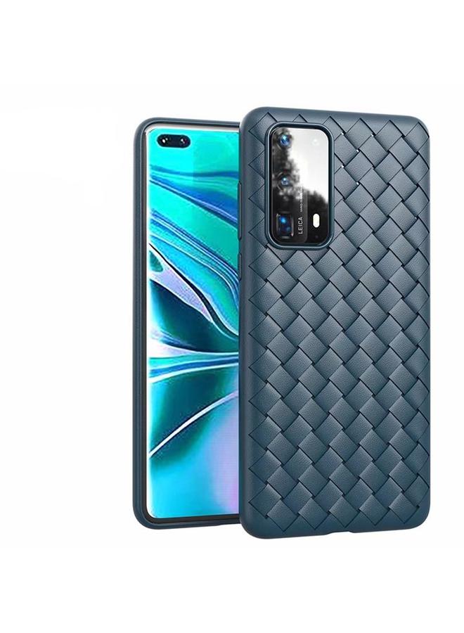 S-TOP Case For Huawei P40 Pro Non-Slip Classic Woven Pattern Breathable TPU Mobile Phone Case - Image 1