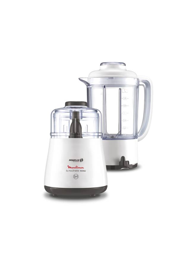 مولينكس كبة مولينكس لا مولينيت مع خلاط ، 1000 وات ، 500 مل ، ابيض - DPA241EG 1000 W DPA241EG ابيض - Image 1