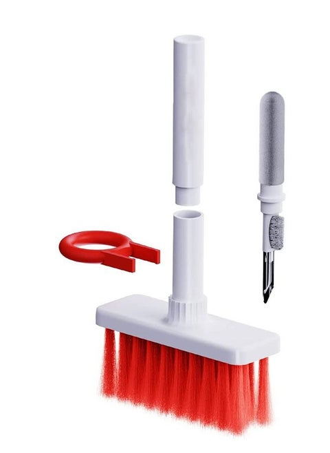 Headset Keyboard Cleaning Brush Pen Set Red