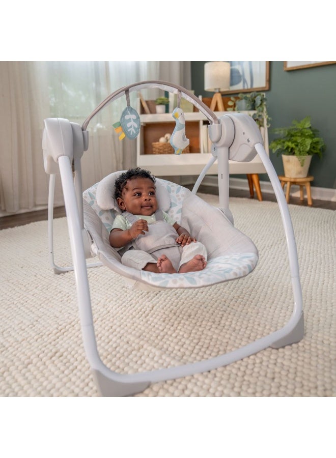ingenuity إنجنيويتي - أرجوحة الأطفال المحمولة كومفورت 2 جو – زهور لا نهاية لها، من 0 إلى 9 أشهر - Image 2