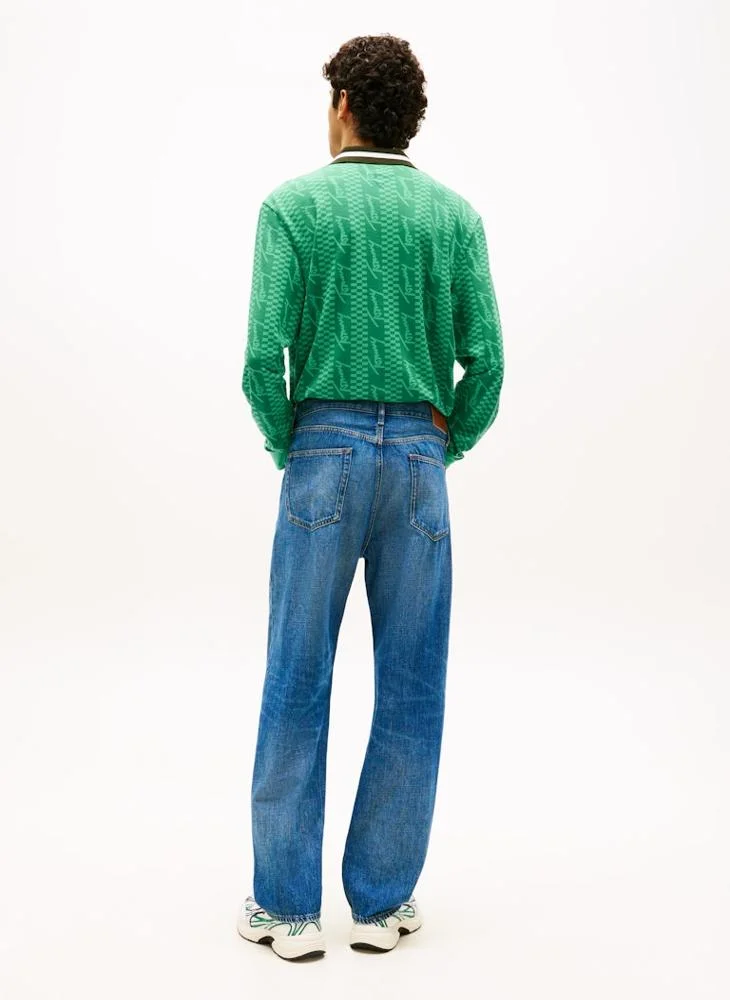 TOMMY JEANS Otis Colour-Blocked Pocket Regular Straight Leg Jeans