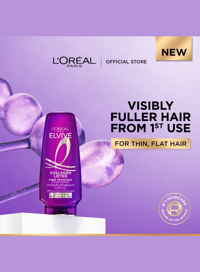 L'OREAL PARIS Elvive Collagen Lifter Fiber Densifying Conditioner, 200ml - Image 2