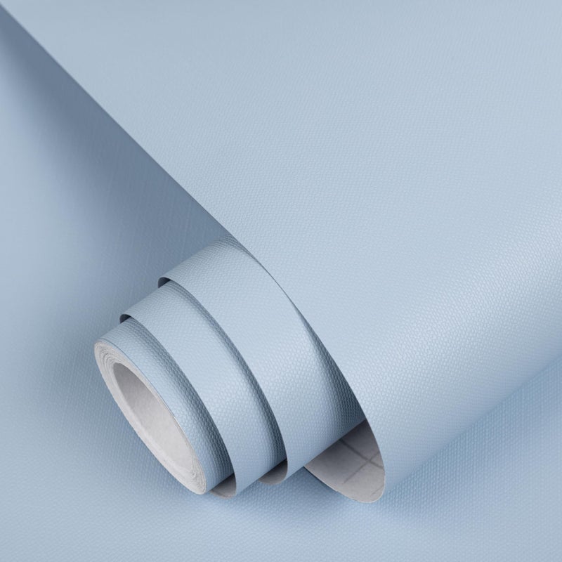 Abyssaly Blue Contact Paper Blue Peel and Stick Wallpaper Removable Decorative Self Adhesive Contact Paper Vinyl Rolls for Wall Furniture1571 in 196 in - Image 2