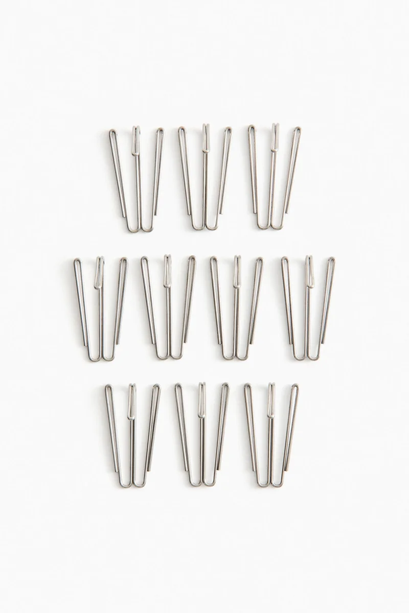 H&M 10-pack curtain hooks
