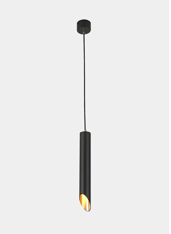 ٍSiera Light Hanging Slope Tube Decorative Modern Light, Black,  40 cm Size 5W warm light   XXD-6  - Image 1