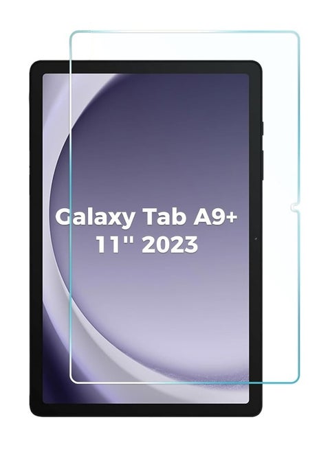 Screen Protector for Samsung Galaxy Tab A9 Plus 11 Inch 2023 (Samsng Galaxy Tab A9+ Plus Tablet, M-X210/X215/X216/X218), Tempered Glass Film - Clear