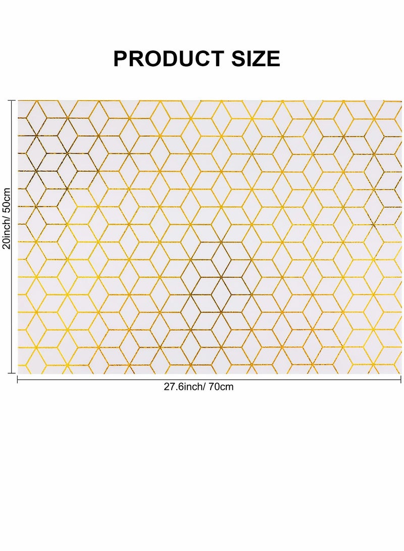 Zikra Gift Wrapping Paper, Foldable Bronzing Craft Paper Suitable for Flower Wrapping, Wedding Birthday Shower (4 Sheets, 27.6 * 19.7inch) - Image 5